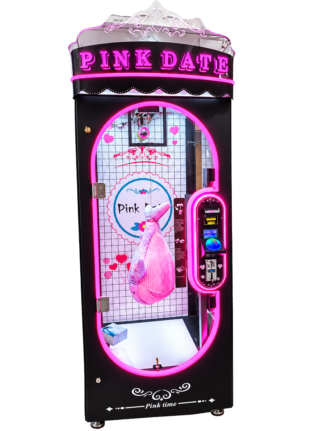 Pink Date Unterhaltungsautomat Scheinwurf- und Münzwurf