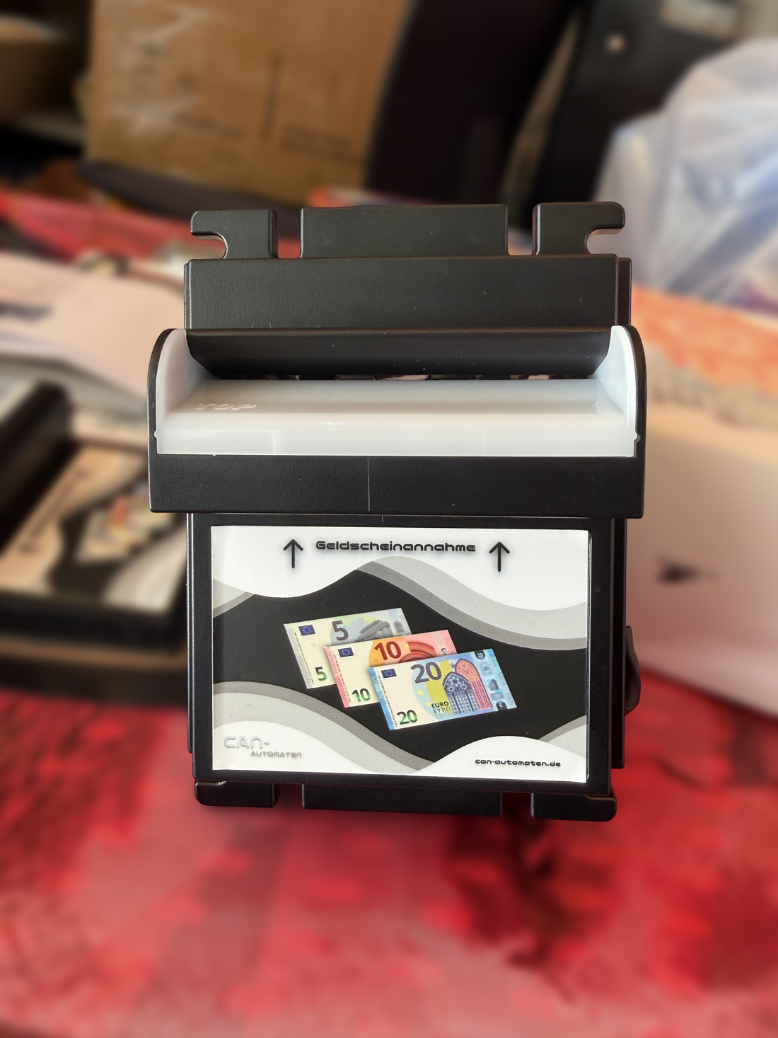 Geldscheinannahme 5€, 10€, 20€ Aufkleber
