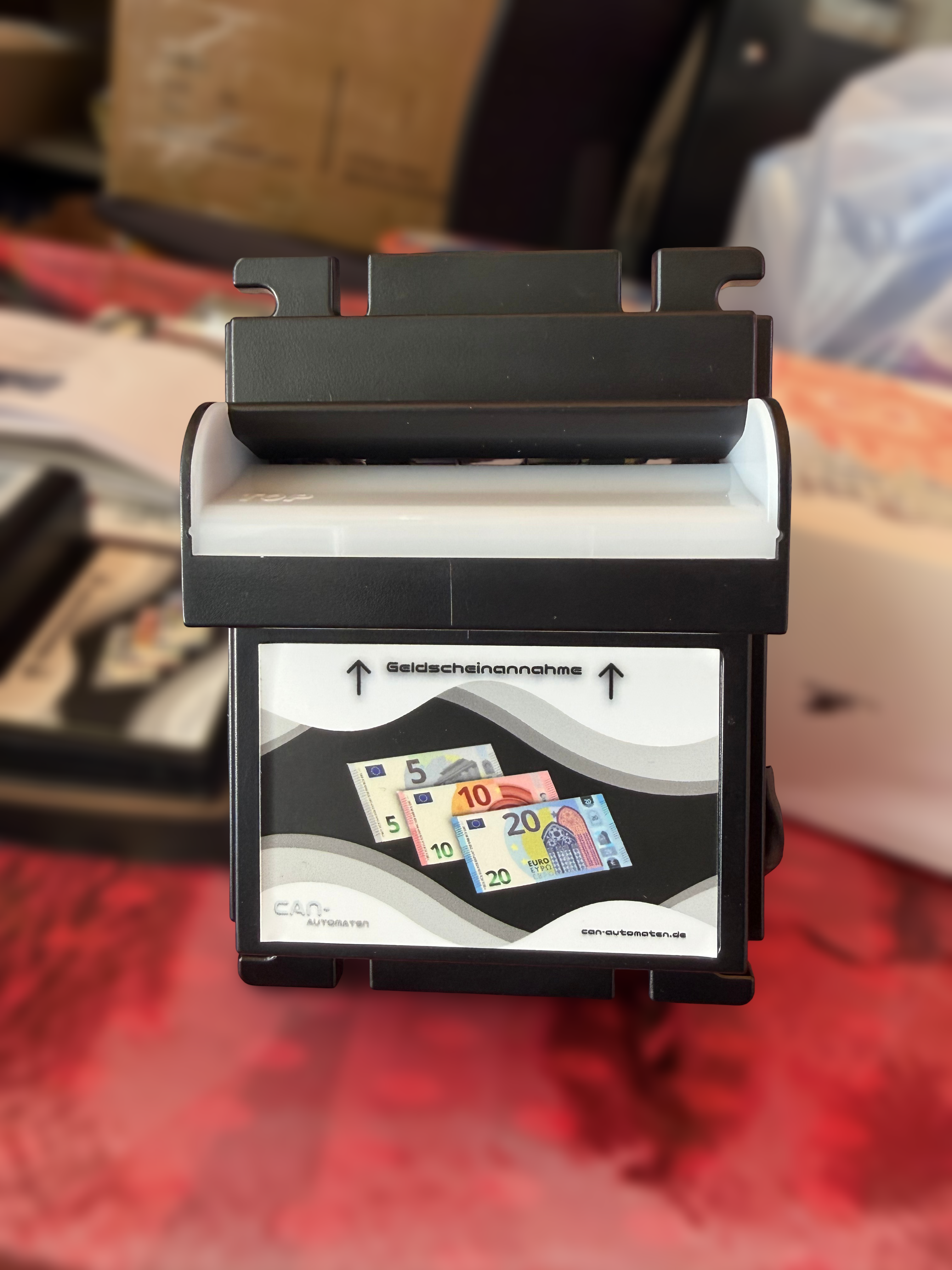 Geldscheinannahme 5€, 10€, 20€ Aufkleber
